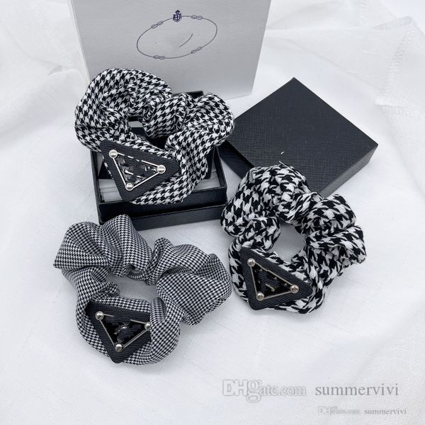 

p style children letter triangle hairbands accessories girls plover case large intestine scrunchies designer old kids ponytail holder q7169, Slivery;white