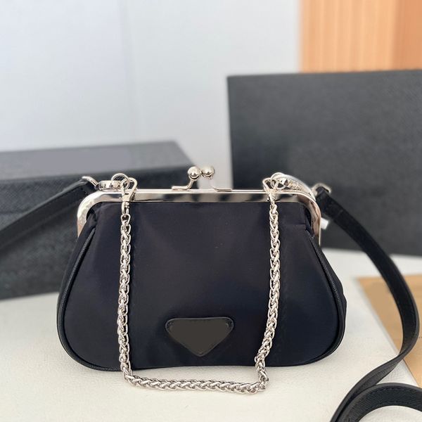 

chain bags lady crossbody satchel luxury designer brand bags fashion shoulder handbags women purse phone wallet metallic plain