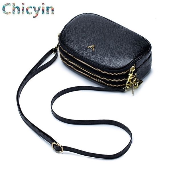 

genuine leather crossbody bag clutch style fashion trend women handbag messenger dual purpose leisure 220512