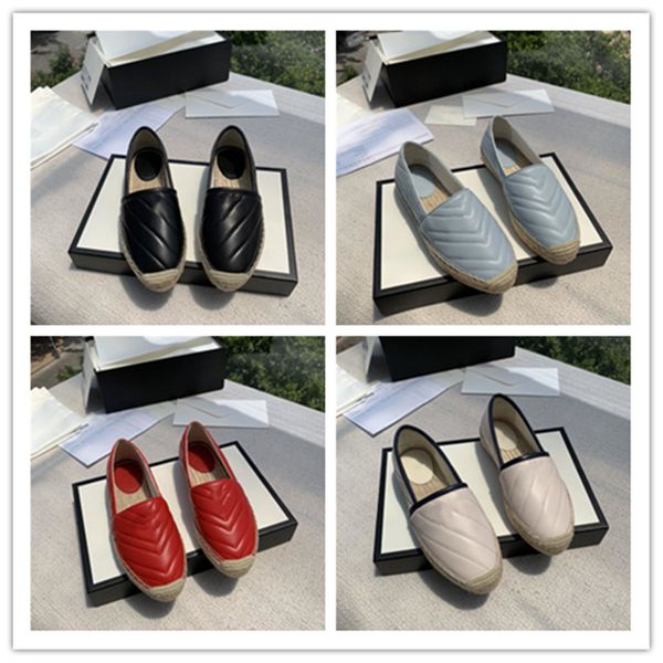 

luxury women espadrilles loafers shoes real lambskin trainers gold-toned slip-on canvas flat lady leather white black red comfort walking