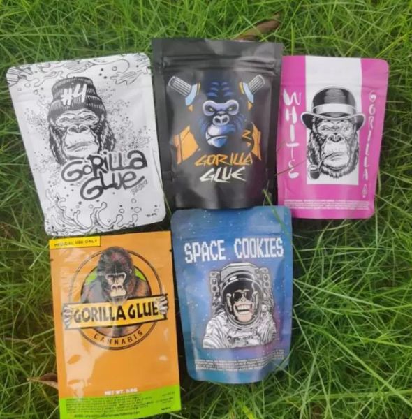 

edible packaging bag edibles gummy zipper smell proof 3.5g white gorilla glue 3.5 gram diesel 10x15cm mylar bags 10x12.5cm