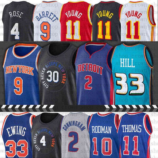 

cade 2 cunningham 30 julius derrick randle new rose basketball jerseys 9 rj york patrick barrett ewing dennis 10 rodman 11 thomas trae 11