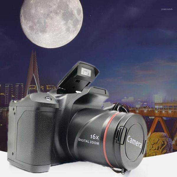 Profesyonel XJ05 Dijital Kamera SLR 4X Zoom 2.8 inç Ekran 3MP CMOS Max 12MP Çözünürlük HD 720P TV Çıkışı Destek Video