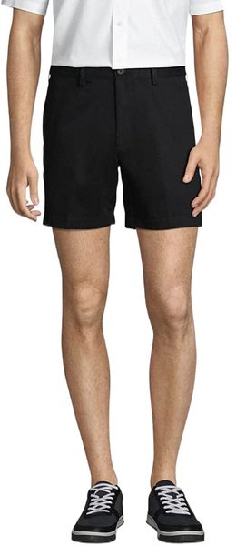 

end men's comfort waist 6" no iron chino shorts 06la#, White;black