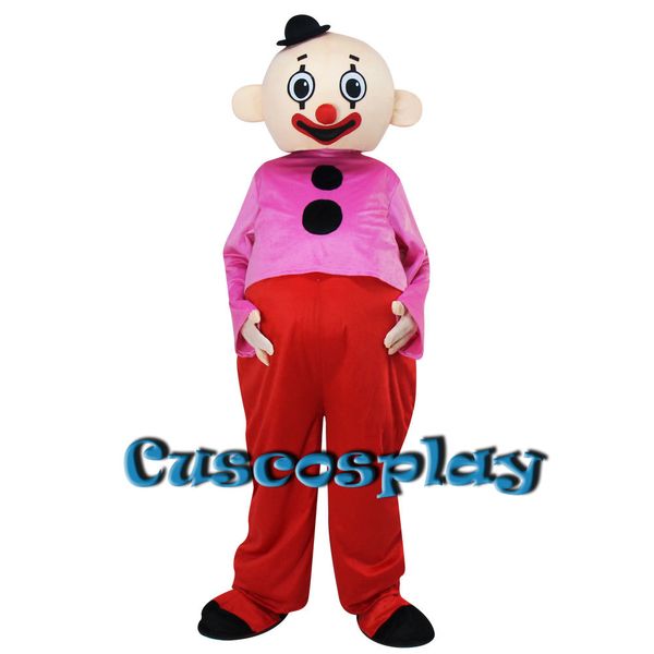 Traje de boneca mascote para venda Bumba Brothers Mascot traje Pipo Palhaço dos desenhos animados mascote fantasia vestido roupa para o natal halloween perf