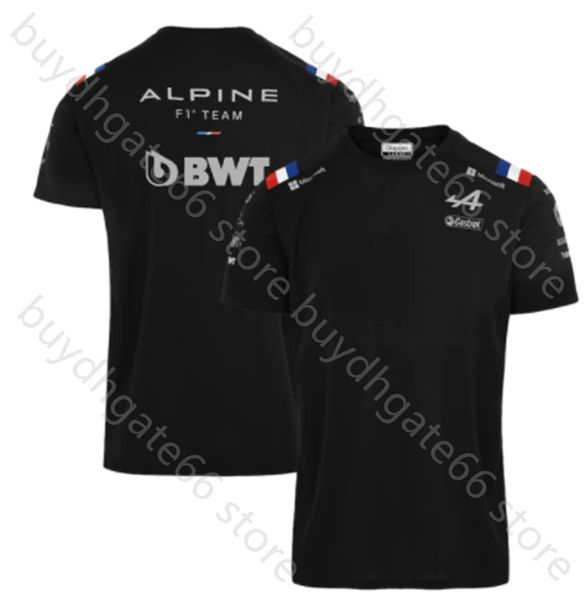 

2022 racing team formula one short t shirts for ferrar official driver new summer motorsport red breathable casual jersey 68v0, White;black