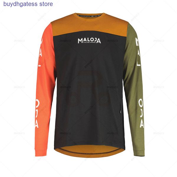 

2022 new fashion cycling jersey tracksuits malojaing moto bicycle mtb long sleeve enduro downhill bmx motocross mx mountain bike, Gray