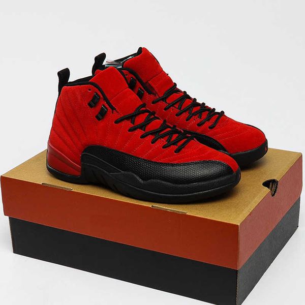 

2022 jumpman 12 classical basketball shoes reverse flu game 12s designer fashion sport running shoe with box
