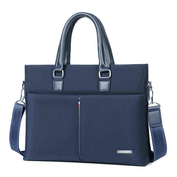 

men's business handbag messenger bag computer briefcase oxford cloth fashion men's bag file bag 220718