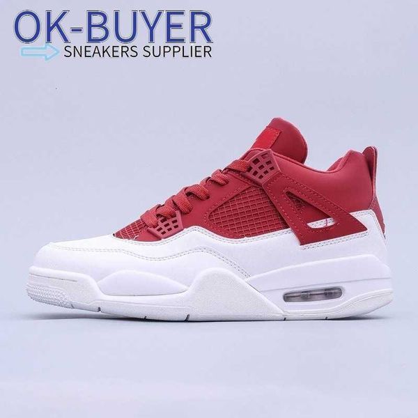 

4 green laser white university red men basketball shoes trainers 4s jumpman mens sports sneaker