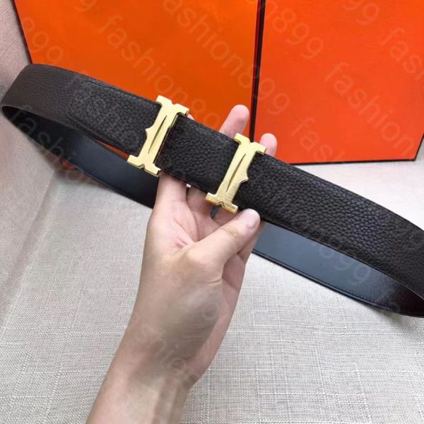 

fashion man belts for men's and women's designer leather letter buckle couples belt with gift box belts width 3.2 3.8 4.2 cm, Black;brown