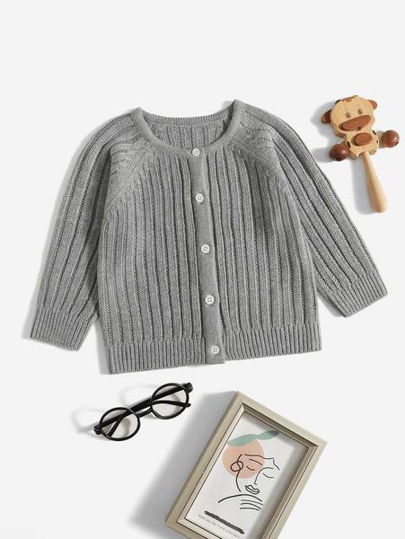 

toddler boys solid raglan sleeve button up cardigan she, Blue