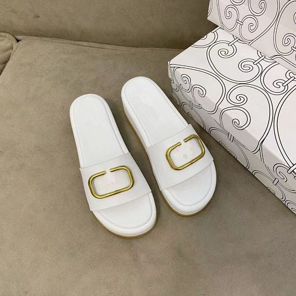 

designer women&men sandal embossed printing pillow hook & loop slipper mule summer flat heel slippers slides flip flops beach sandals, Black