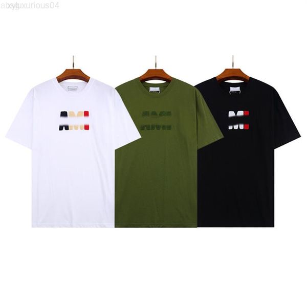 

2022new mens women designers t shirt fashion men s tshirt man clothing amis+a 09274y, White;black