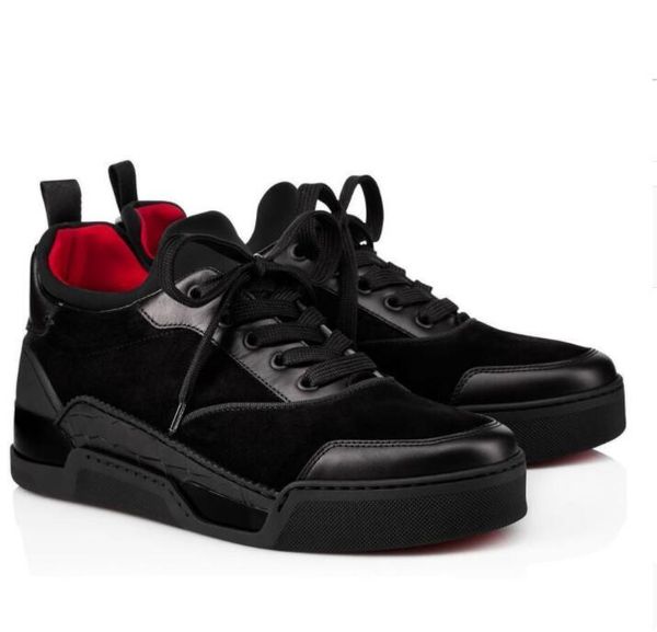 

sports shoes spring and autumn 2021 popular men running flat suede low sneakers perfect quality outdoor sneakers eu38-47, Black