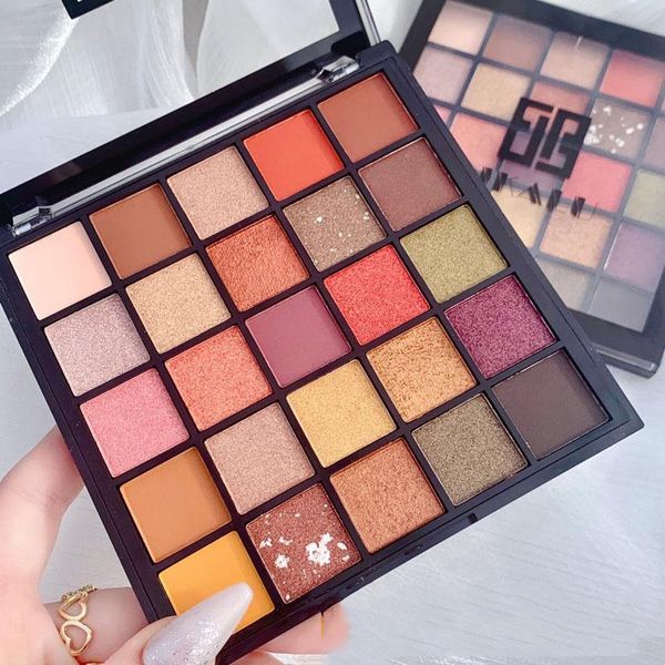 Ombretto Matte Eyeshadow Palette 25 colori Glitter Long Lasting Waterproof Make Up Pallet Shimmer Fashion Women Beauty MakeupEye