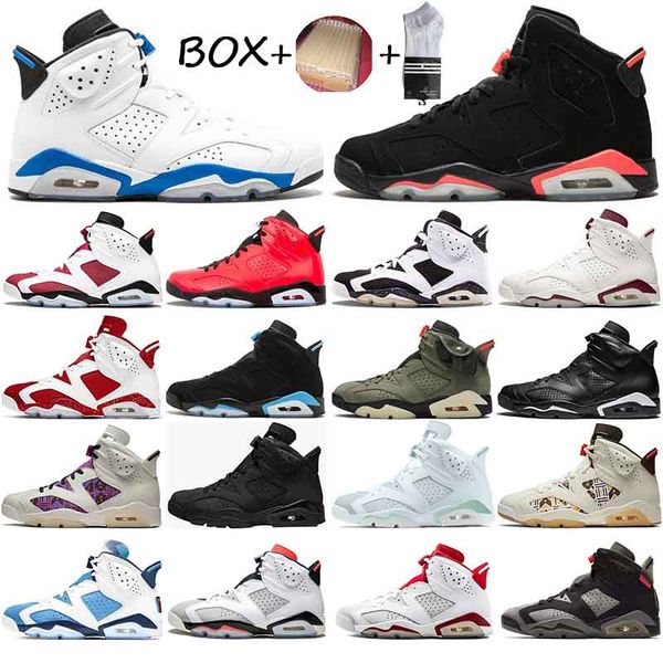 

jumpman 6 6s red oreo mens basketball shoes midnight navy maroon mint foam unc british khaki triple black infrared white electric green carm, White;red