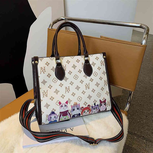 

trend versatile splicing women's hand large capacity s shoulder