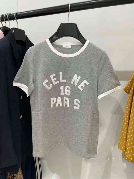 

summer new casual fashion paste cloth casual short sleeve t-shirt women's versatile loose round neck top, White