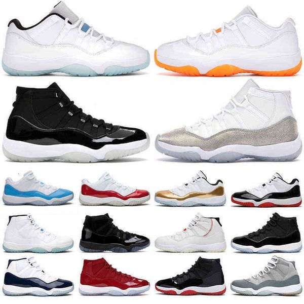 

jordens 4 men women outdoor shoes 11s 11 high low jubilee 25th anniversary bright citrus legend blue unc mens trainers sneakers, Black