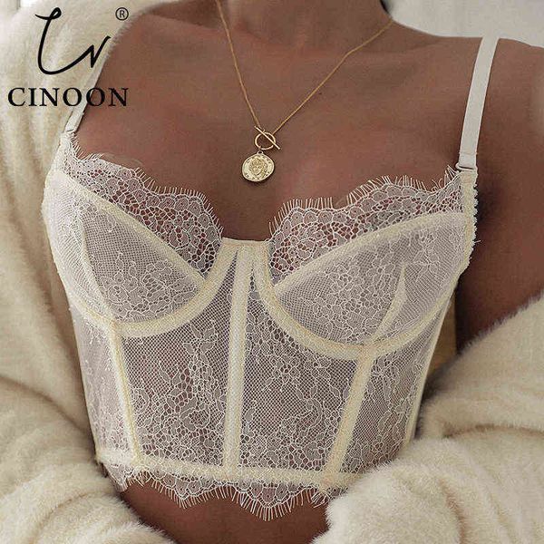 

cinoon amazing shaper bra women 's embroidery bralette adjustable shoulder strap removable ultra-thin underwear ladies bra t220726, Red;black