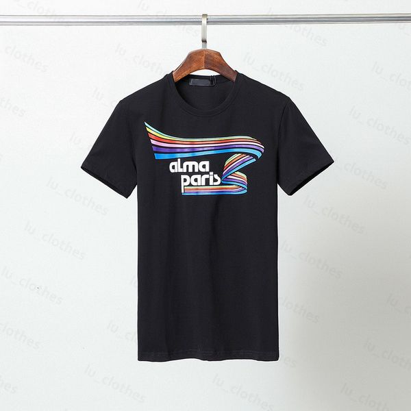 

shirts fashion design mens t european and american popular letters printing tshirts men women couples t-shirt trend breathable, White