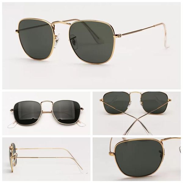 

womens fashion sunglasses frank square mens sun glasses summer design g15 glass uv protection lenses cute eyewear woman man eyegla278m, White;black