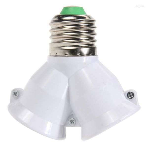 Basi portalampade Accessori per l'illuminazione Base Presa Adattatore Vite Splitter Supporto Lampadina per lampada da E27 a E27