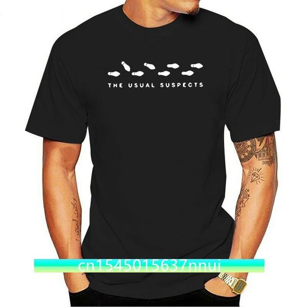 

the usual suspects minimal mens tshirt 220702, White;black