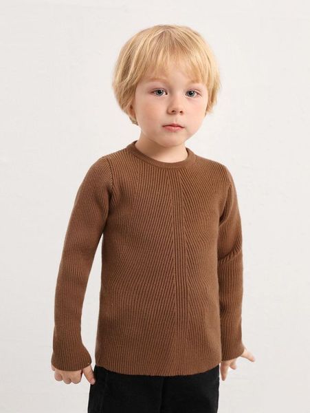 

toddler boys ribbed knit sweater she02, Blue