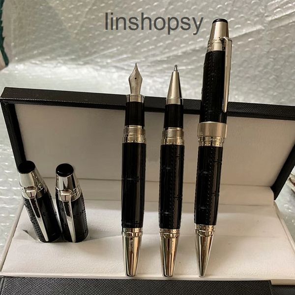 

limited edition exupery pen black red blue resin and metal ballpoint rollerball fountain pens writing office supplies with, Blue;orange