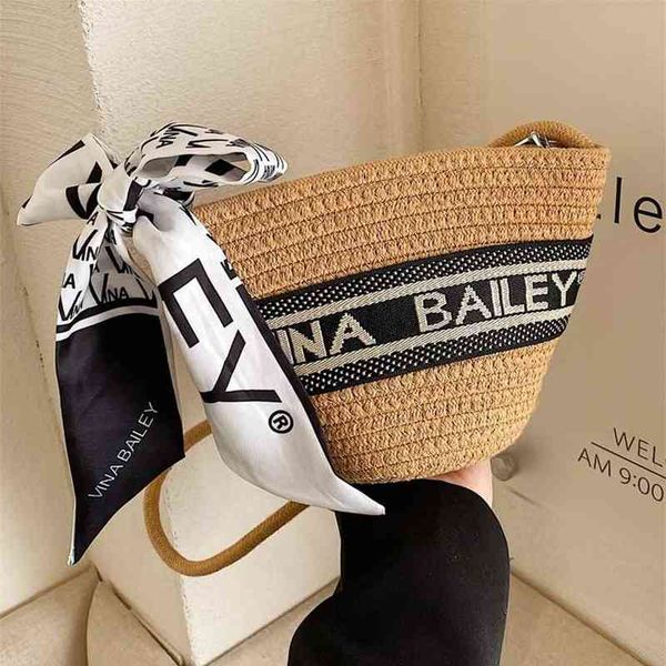 

fashion bag summer straw new 2022 net red minority women's foreign sty