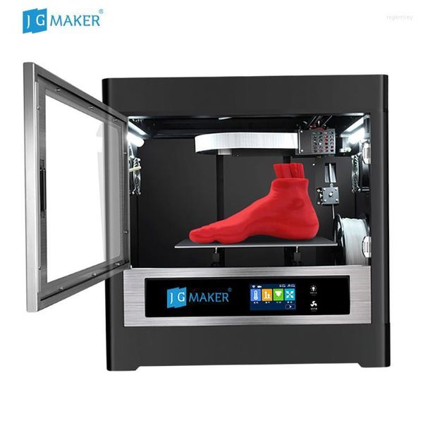 Принтеры A8S Большой 3D -принтер Снимите кровать полностью закрытая конструкция высокая перциждения тихой печать двойной кормление двигателя Roge22
