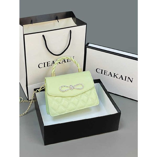 

yuchengbags 2022bag female 2021 new fashion versatile summer chain bag lingge portable messenger baghand bag