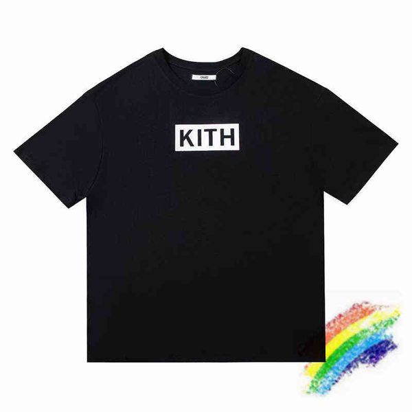 

kith box t shirt men women 1:1 tees skateboard t-shirt, White;black