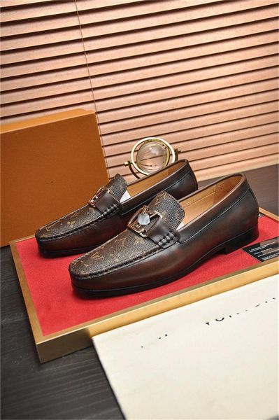 A1 Luxury Oxford Shoes for Men's Coiffeur Brown Платье Big Size 45 Men Men Designer Итальянская обувь искренняя кожа