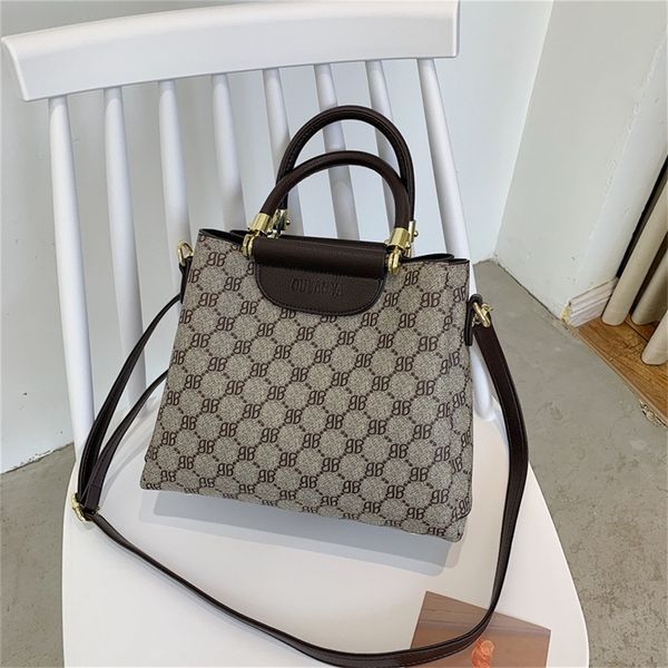 

purse new simple flower tote bag women's leisure printing hand-held single shoulder messenger bag