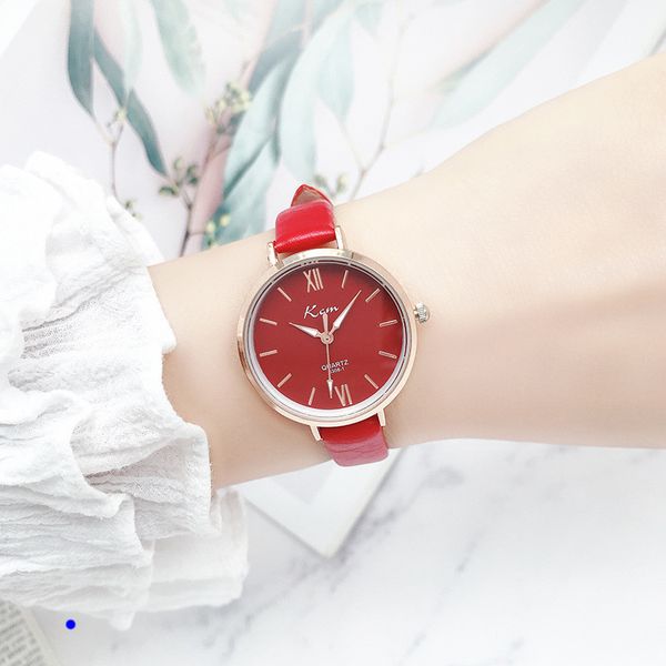 

swiss watches women's shengke quartz watch relogio feminino ladies leather classic casual analog women simple waterproof wristwatches m, Silver