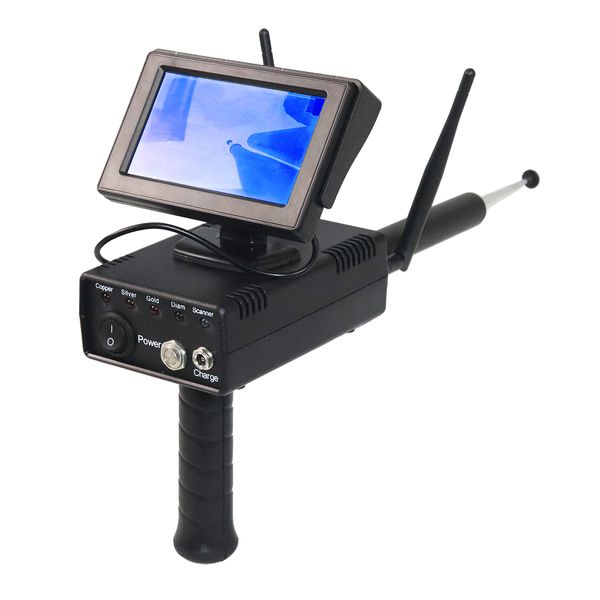 

aks plus 3d with screen underground gold metal detector long range treasure silver copper precious stones finder