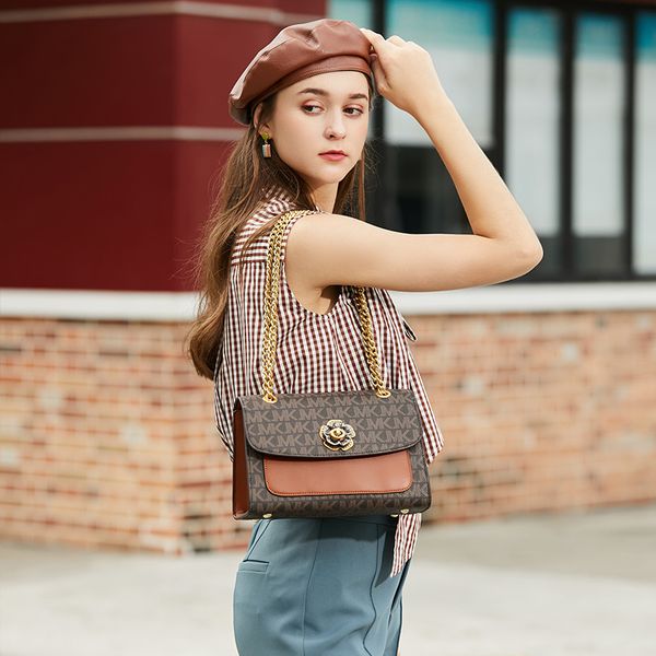 

mkj luxury organ bag fashion trend ins chain envelope bag simple messenger small square bag