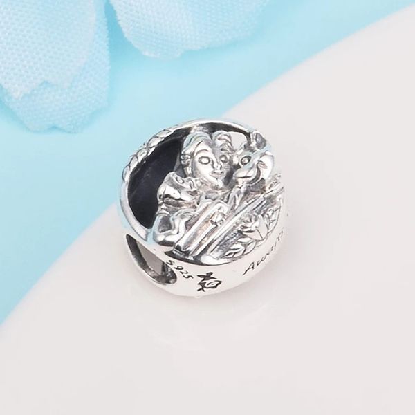 Regali di Natale Autentico 925 Sterling Silver Beauty Beast Belle and Friends Charm Bead Jewelry Fit Pandora Bracciale Fare fai da te per le donne Accessori 790060C00