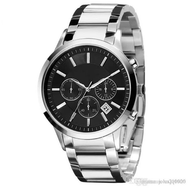 

selling luxury watch new stainless steel classic mens business wristwatch men fashion ssport watch gift bo2570, Slivery;brown