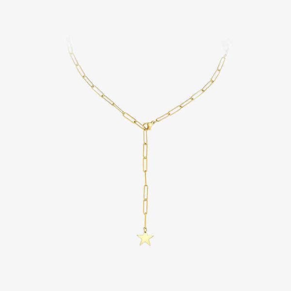 

pendant necklaces pearl star choker women gold color cute femme fashion jewelry collares de moda 2023 p193031 220427, Silver