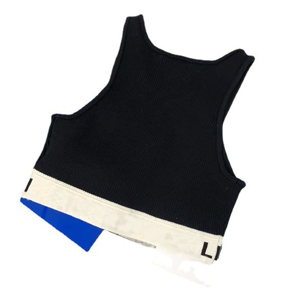 

women's tank slim fitting sleeveless vest designers letter print t shirts fashion ladies beach tanks for vacation, White