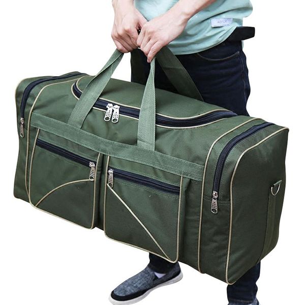 Duffel Bags Men Travel Nylon Waterpronation 2 цвета Oxford Складная сумка для упаковки.