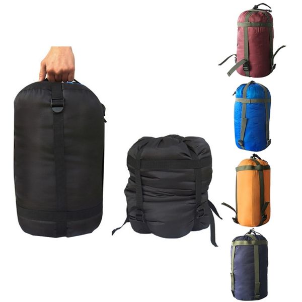 Pacote de armazenamento de saco de armazenamento de saco de dormir leve ao ar livre de compressão à prova d'água para camping viagens para caminhada 220718