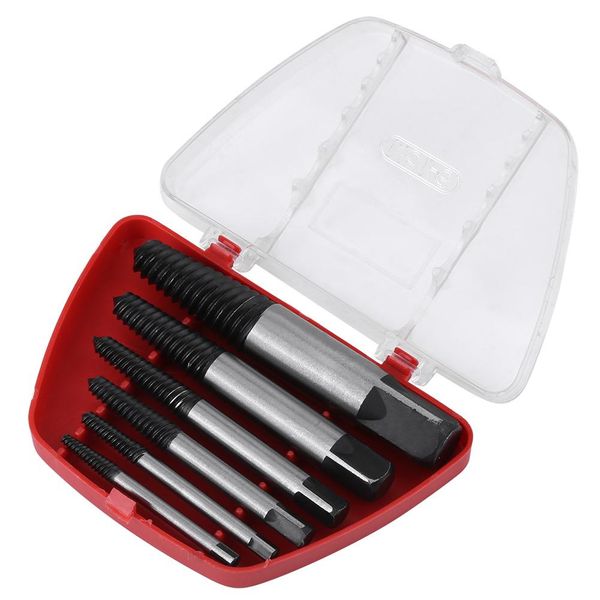 

6pcs practical hss damaged screw extractor bolt stud remover set for household