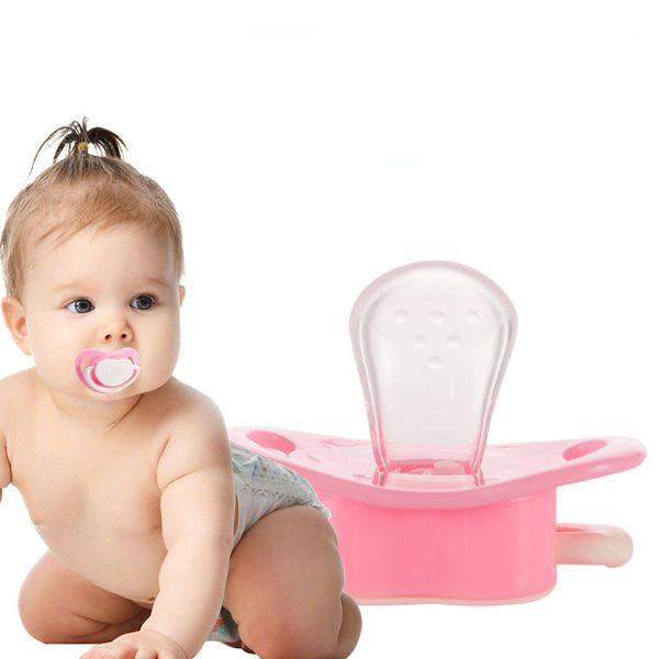 

newborn baby sleep pacifier with sterilizable storage box simulate liquid silicone