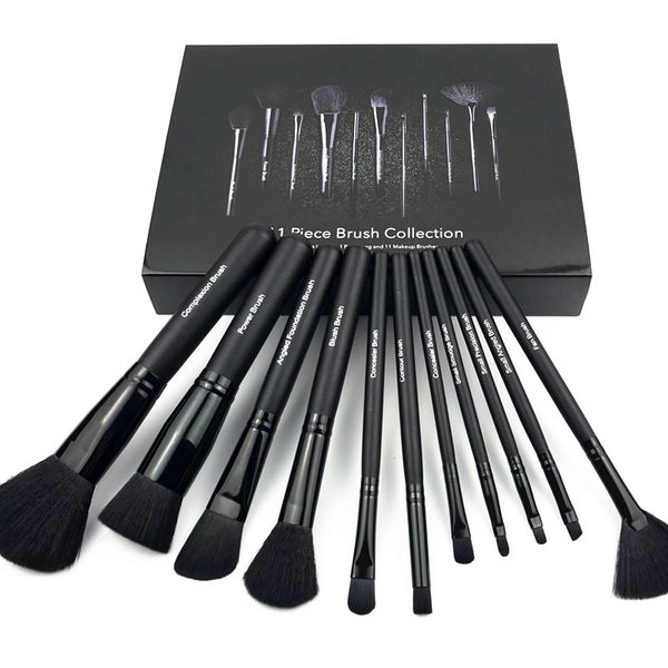 

11pcs/set elf makeup brush set face cream power foundation brushes multipurpose beauty cosmetic tool brushes set