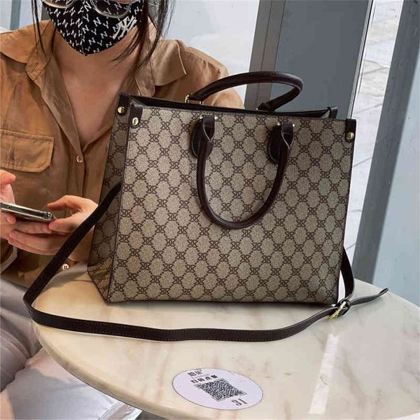 

classic old women's coffee color vertical square environmental protection leather contrast color women's tote 80% off purse sales